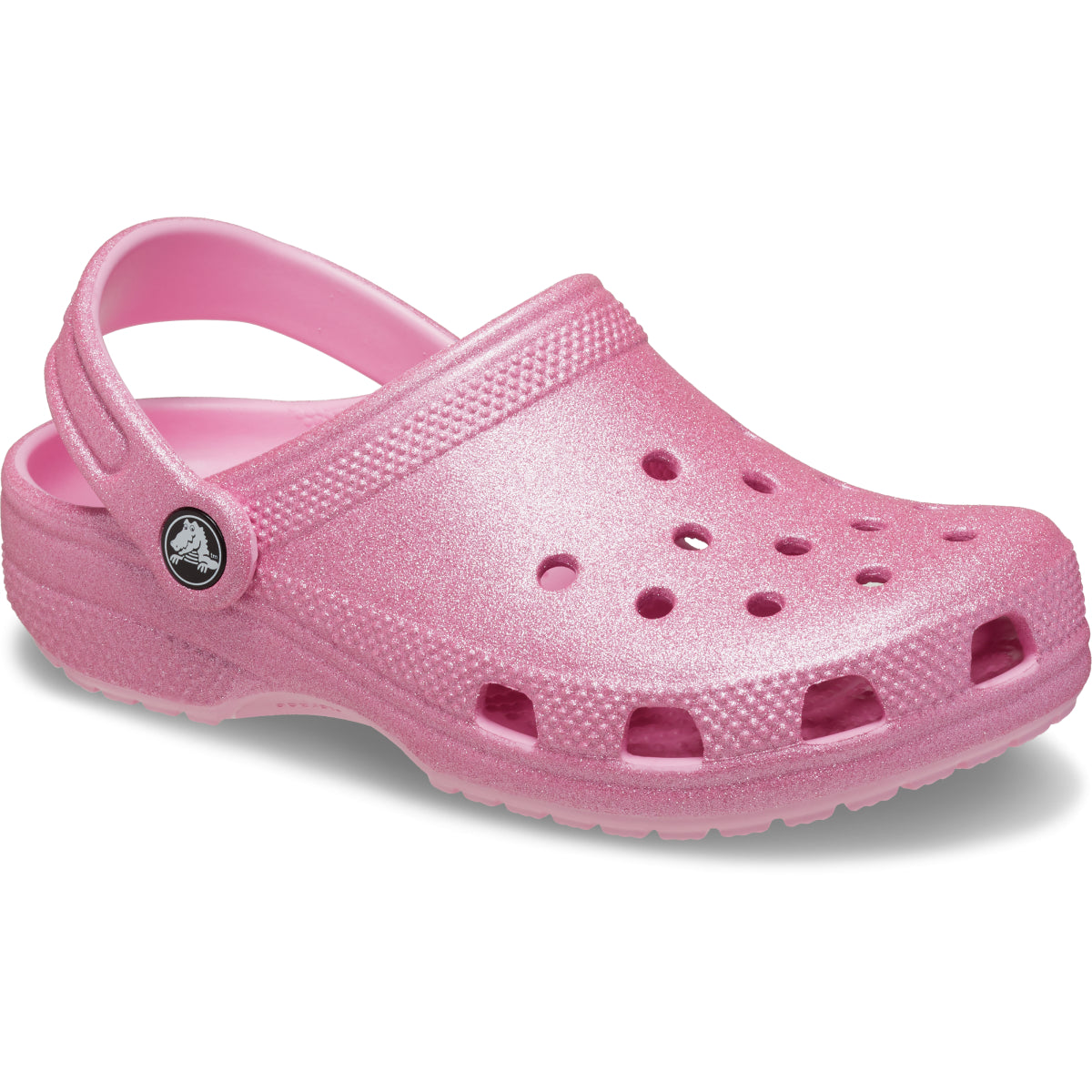 Classic Glitter Clog K - Pembe Tüvit Simli