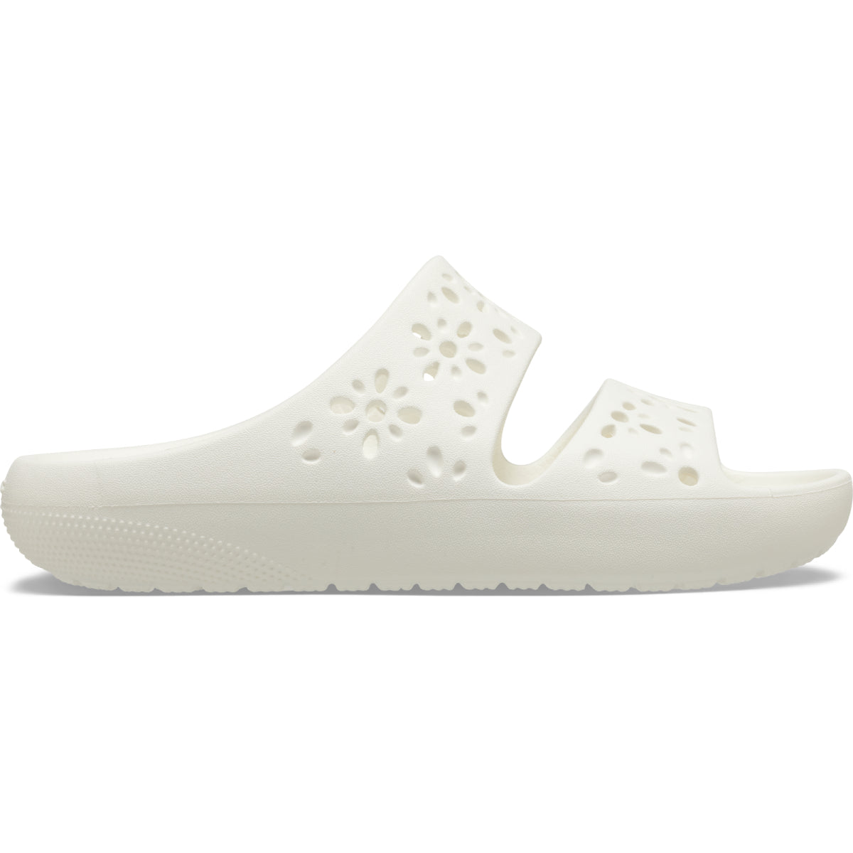 Classic Floral Cut Out Sandal - Tebeşir