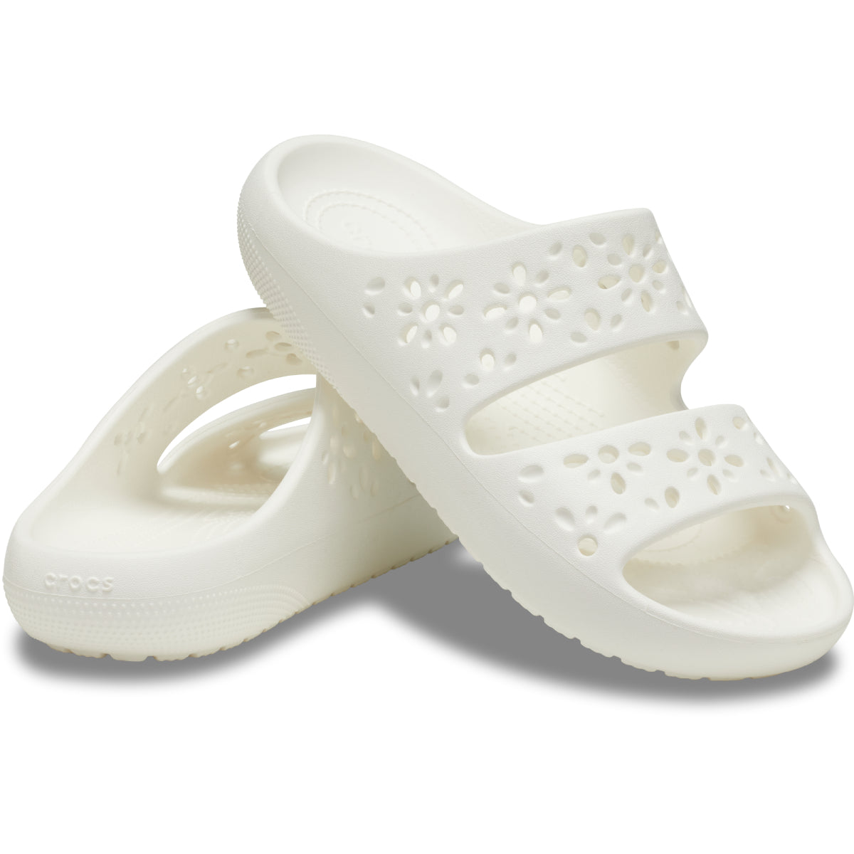 Classic Floral Cut Out Sandal - Tebeşir