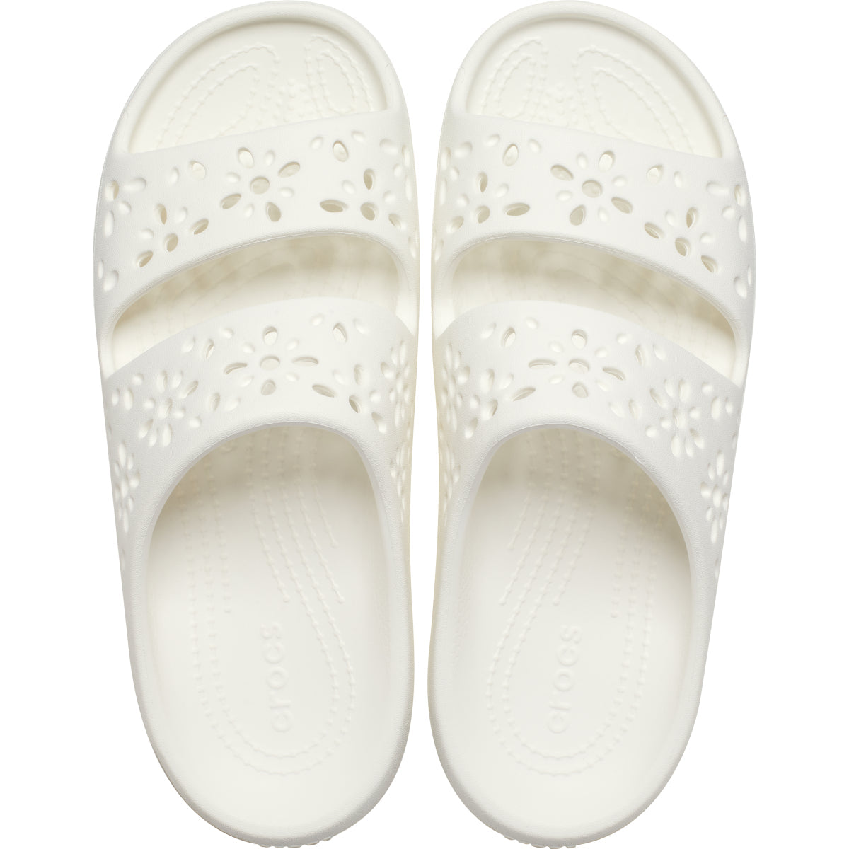 Classic Floral Cut Out Sandal - Tebeşir