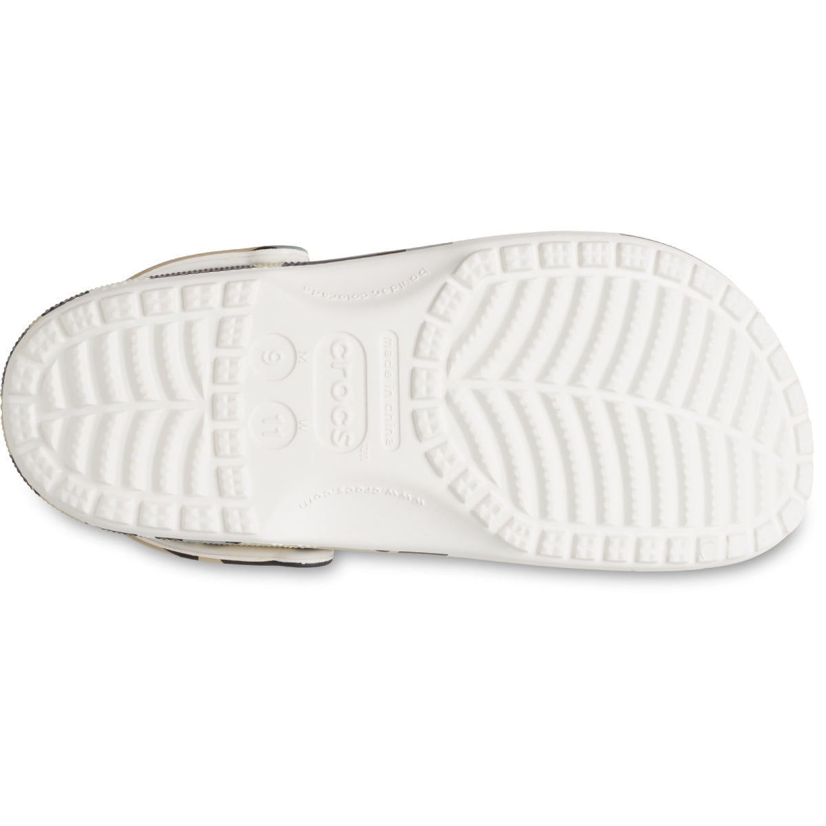 Geo Camo Clog - Beyaz/Çok Renkli