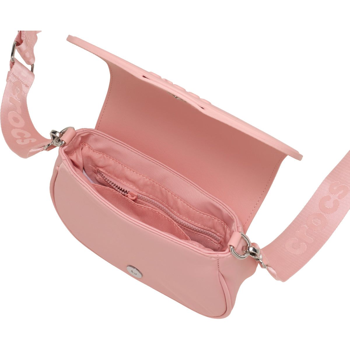 CROSSBODY WITH EVA FRONT FLAP - Pudra Pembe