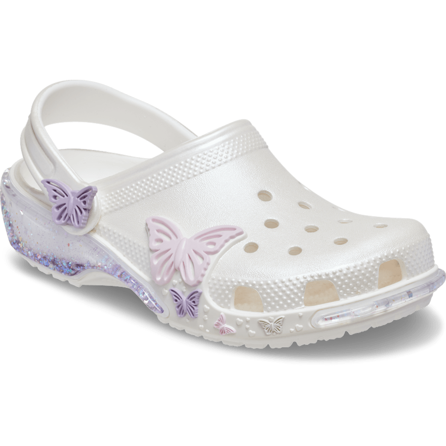 Toddler Classic Butterfly Sparkle Shaker Clog