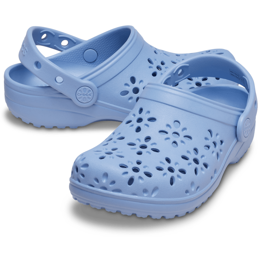 Kids' Classic Floral Cut-Out Clog