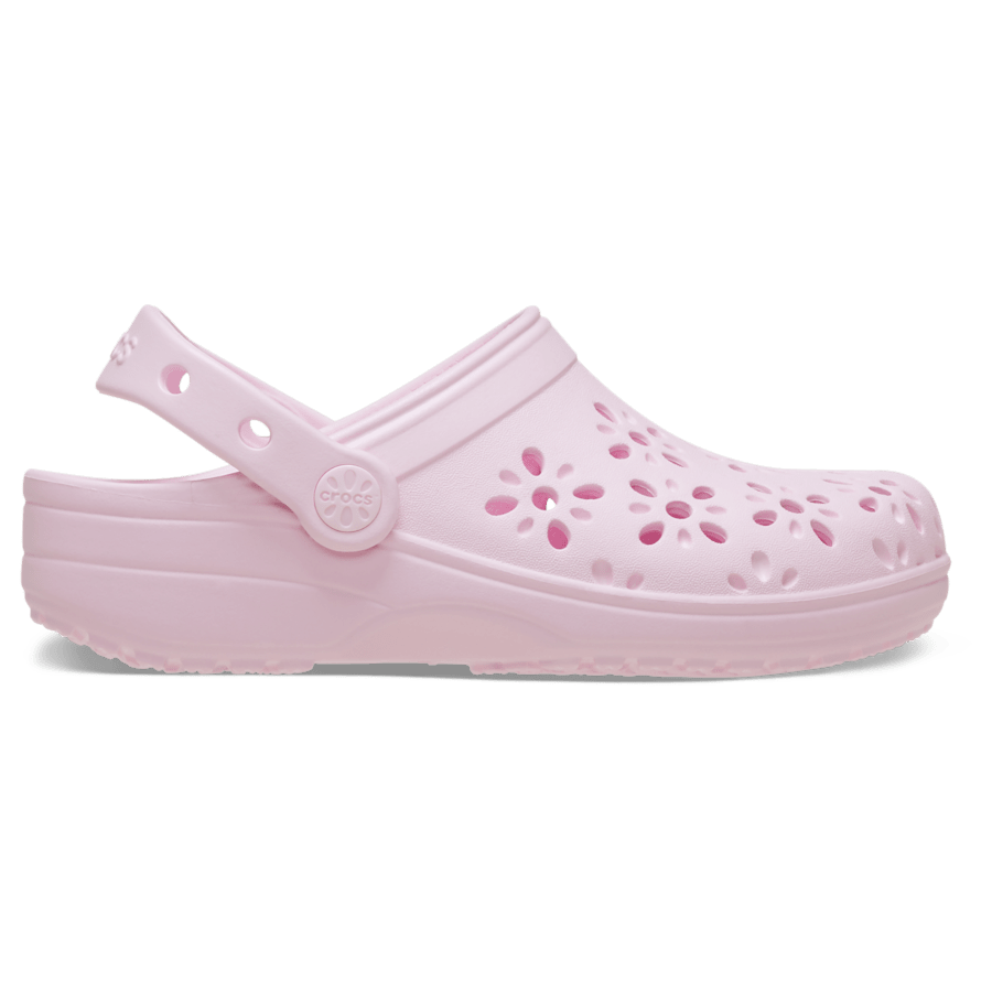 Kids' Classic Floral Cut-Out Clog