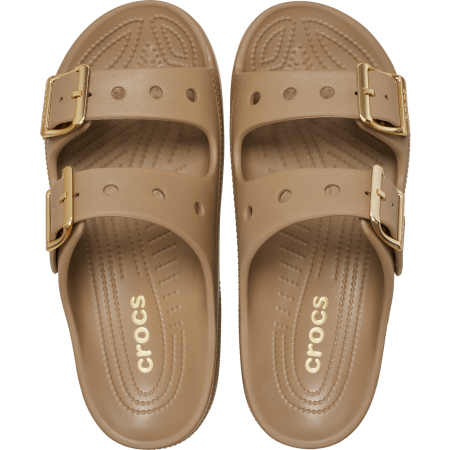 Women’s Metallic Buckle Saturday Sandal
