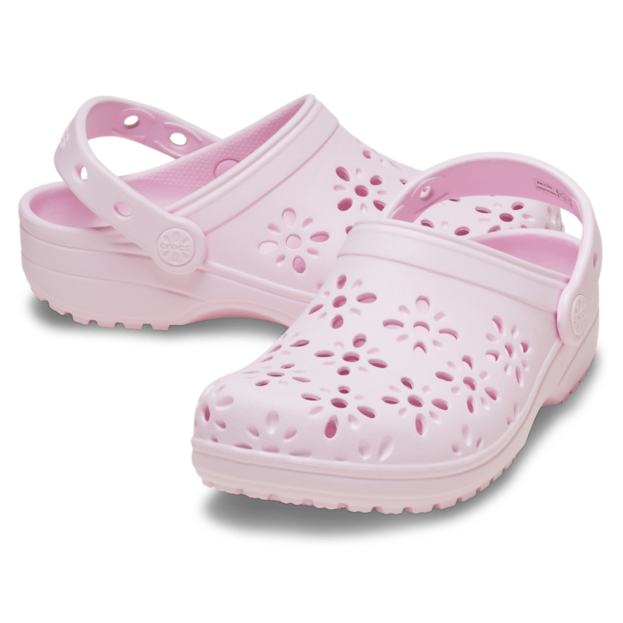 Kids' Classic Floral Cut-Out Clog