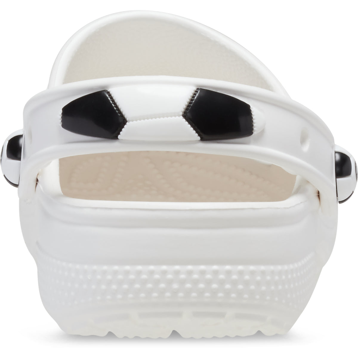 Classic Soccer Ball Clog K - Beyaz/Siyah
