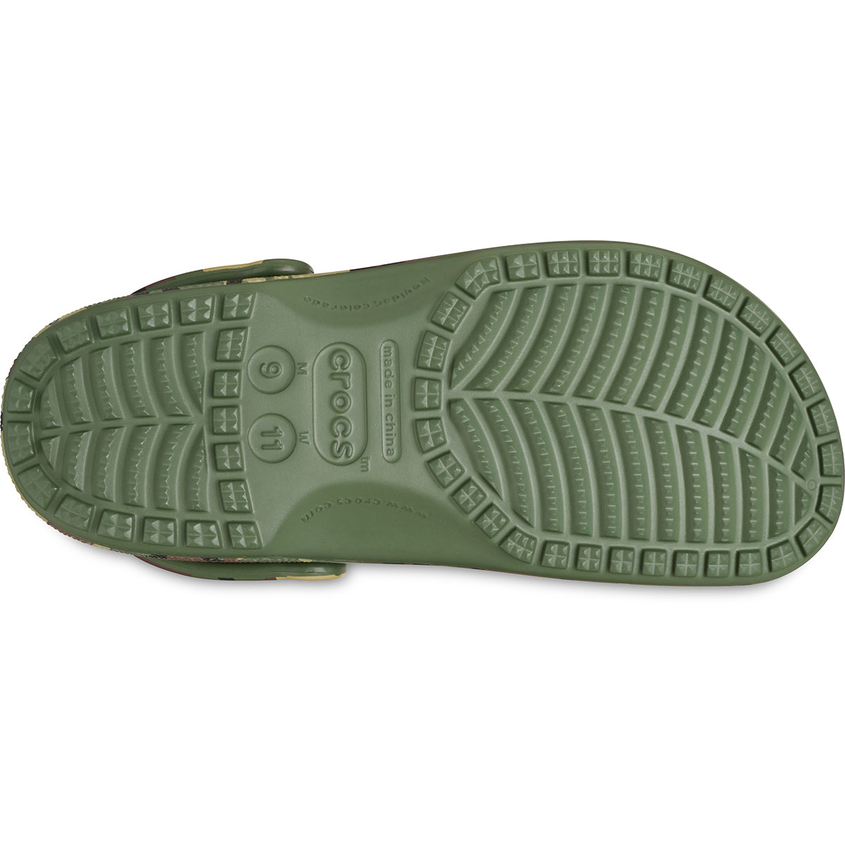 Classic Camouflage Clog - Asker Yeşili/Çok Renkli